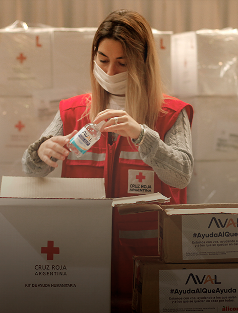 Alicorp, a través de su marca Intra Aval dona 25 mil unidades de alcohol en gel a la Cruz Roja