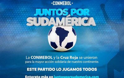 CONMEBOL lanza una campaña solidaria junto a la Cruz Roja