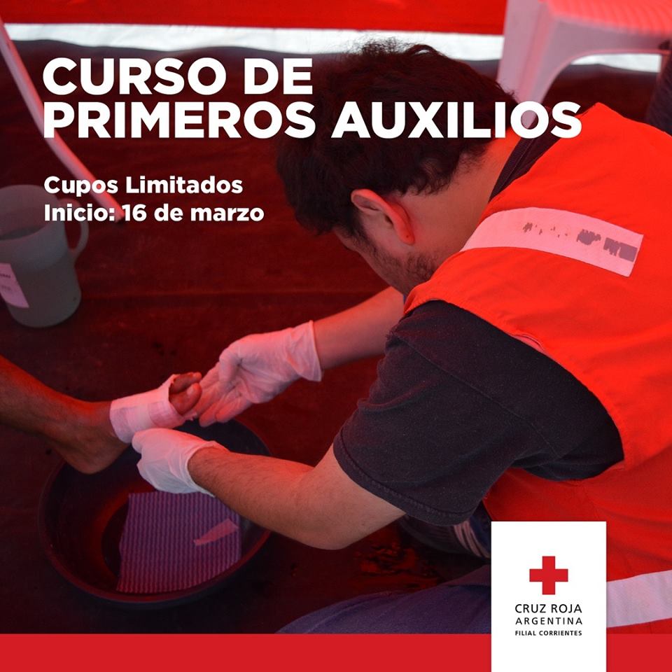 Cruz Roja Dictará Curso De Primeros Auxilios Cruz Roja Argentina Filial Corrientes 5538